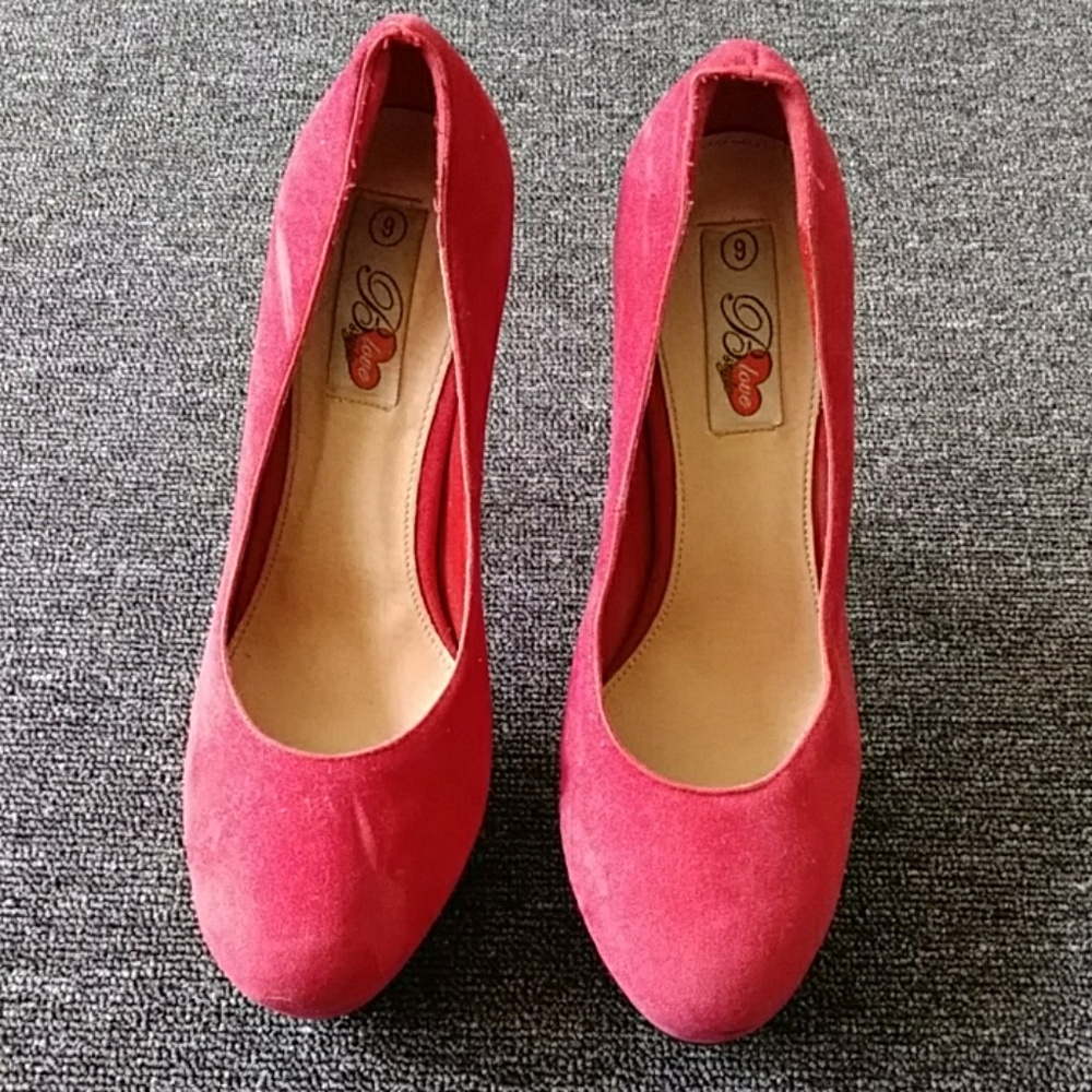 B Love fashion platform heel shoe size 9